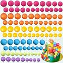 Tondiamo 108 Pcs Ball Cake Toppers, 5 Sizes for Cake Decorating, 29, A