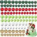 Tondiamo 108 Pcs Ball Cake Toppers, 5 Sizes for Cake Decorating, 27, A