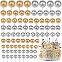 Tondiamo 108 Pcs Ball Cake Toppers, 5 Sizes for Cake Decorating, 3, A