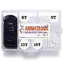 Tondiamo 150 Pcs Animatronic Repair Kit, Gears Pulleys Belts for Halloween