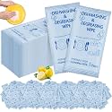 Tondiamo 150 Pcs Travel Dish Soap Wipes Individually Wrapped Cleaning Wipes
