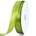 TONIFUL 1 Inch x 100yds Sage Green Satin Ribbon for Crafts, Gift Wrapping