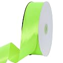 TONIFUL 100 Yard Lime Green Satin Ribbon 1-1/2 Inch for Gift Wrapping