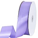 TONIFUL 100 Yard Light Purple Satin Ribbon 1-1/2 Inch for Gift Wrapping
