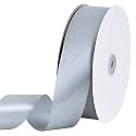TONIFUL 100 Yard Silver Satin Ribbon 1-1/2 Inch for Gift Wrapping