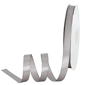 toniful 12 inch x 100yds silver satin ribbon thin solid fabric ribbons for invitation gift wrapping bows craft making floral bouquets valentine39s day wedding party decoration