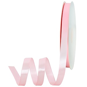 toniful 12 inch x 100yds pink satin ribbon thin solid fabric ribbons for invitation gift wrapping bows craft making floral bouquets valentine39s day wedding party decoration