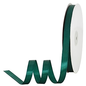 toniful 12 inch x 100yds christmas green satin ribbon thin solid fabric ribbons for invitation gift wrapping bows craft making floral bouquets valentine39s day wedding party decoration
