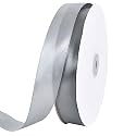 TONIFUL 1 Inch x 100yds Claret Red Satin Ribbon, Thin Solid Color Satin Ribbon for Gift Wrapping, Crafts, Hair Bows Making, Wedding Party Decoration, Invitation Cards, Floral Bouquets, Christmas