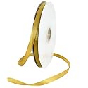 TONIFUL 100yds 3/8 Inch Dark Gold Satin Ribbon for Craft Gifts Wrapping
