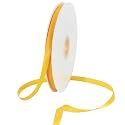TONIFUL 100yds 3/8 Inch Dark Gold Satin Ribbon for Craft Gifts Wrapping