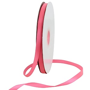 toniful 100yds 38 inch neon pink satin ribbon for craft gifts wrapping