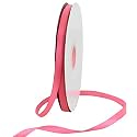 TONIFUL 100yds 3/8 Inch Neon Pink Satin Ribbon for Craft Gifts Wrapping