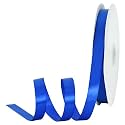 TONIFUL 5/8 Inch x 100yds Royal Blue Satin Ribbon Thin Solid Frabic Ribbons for Sewing, Craft, Bows Making, Gift Wrapping, Invitation Cards, Wedding Party Valentine's Decor