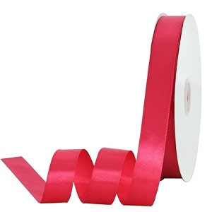 toniful 78 inch x 100yds rose red satin ribbon thin solid frabic ribbons for gift wrapping diy crafts bows invitations floral bouquets christmas wedding party valentine39s decor