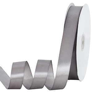 toniful 78 inch x 100yds silver satin ribbon thin solid frabic ribbons for gift wrapping diy crafts bows invitations floral bouquets christmas wedding party valentine39s decor