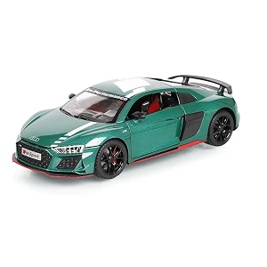 124 scale exclusive alloy metal pull back die-cast car scale model with sound light mini auto toy for kids metal model toy car with sound and light new version dc audi r8 v10 multicolor