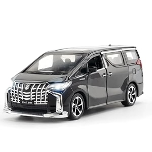 124 scale exclusive alloy metal pull back die-cast car scale model with sound light mini auto toy for kids metal model toy car with sound and light new version toyato alphoad- multicolor