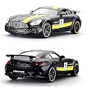 1:24 Scale Exclusive Alloy Metal Pull Back Die-Cast Car Scale Model With Sound Light Mini Auto Toy For Kids Metal Model Toy Car With Sound And Light, Black