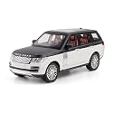 1:24 Scale Exclusive Alloy Metal Pull Back Die-cast Car Scale Model with Sound Light Mini Auto Toy for Kids Metal Model Toy Car with Sound and Light [New Version] (Land Rover Defender- Multi)