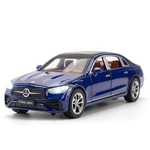 132 scale exclusive alloy metal pull back die-cast car scale model with sound light mini auto toy for kids metal model toy car with sound and light blue