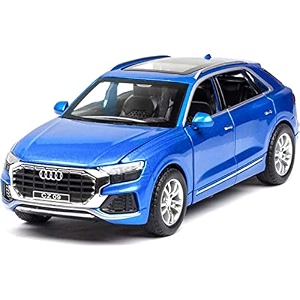 toniry 132 scale exclusive alloy metal pull back die-cast car scale model with sound light mini auto toy for kids metal model toy car with sound and light blue