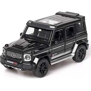 toniry 132 scale exclusive alloy metal pull back die-cast car scale model with sound light mini auto toy for kids metal model toy car with sound and light new version brabus 700 - black