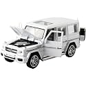 1:32 Scale Exclusive Alloy Metal Pull Back Die-cast Car Scale Model with Sound Light Mini Auto Toy for Kids Metal Model Toy Car with Sound and Light [New Version] (AMG G65 White)