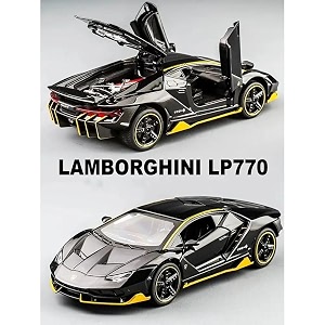 exclusive alloy metal pull back die-cast car 124 scale model with sound light mini auto toy for kids metal model toy car with sound and light