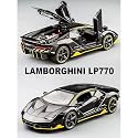 Exclusive Alloy Metal Pull Back Die-cast Car 1:24 Scale Model with Sound Light Mini Auto Toy for Kids Metal Model Toy Car with Sound and Light