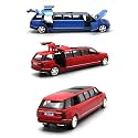 Exclusive Alloy Metal Pull Back Die-cast Car Scale Model with Sound Light Mini Auto Toy for Kids Metal Model Toy Car with Sound and Light [New Version] (Long Range Rover - RED)