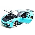 Exclusive Alloy Metal Pull Back Die-cast Car 1:32 Scale Model with Sound Light Mini Auto Toy for Kids Metal Model Toy Car with Sound and Light [New Version] (Porche Turbo 911 - Multicolor)