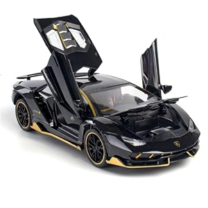 toniry124 scale exclusive alloy metal pull back die-cast car scale model with sound light mini auto toy for kids metal model toy car with sound and light