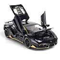 TONIRY1:24 Scale Exclusive Alloy Metal Pull Back Die-cast Car Scale Model with Sound Light Mini Auto Toy for Kids Metal Model Toy Car with Sound and Light