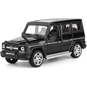 toniry132 scale exclusive alloy metal pull back die-cast car scale model with sound light mini auto toy for kids metal model toy car with sound and light new version amg g65 black