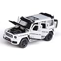 TONIRY1:32 Scale Exclusive Alloy Metal Pull Back Die-cast Car Scale Model with Sound Light Mini Auto Toy for Kids Metal Model Toy Car with Sound and Light [New Version] (Brabus 700 - White)