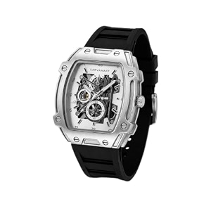 Tonneau Skeleton Automatic Watch for Men -
