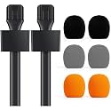 TONOR Handheld Adaptor for Wireless Microphone and Lavalier Mic, 2-Pack Set