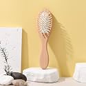 TONY STARK BABY Wooden Hair Brush with Wooden Bristles | Toddler Paddle Detangling Brush for Kids | Suitable for Wet & Dry Hair