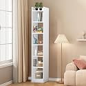 TONY STARK 6 Layer Engineered Wood Book Shelf Multipurpose Home Decor Storage Rack Showcase Organizer for Living Room, Kitchen, Bedroom, Office (White / 180 x 33 x 24cm) DIY (Do It Yourself)