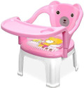 TONY STARK Baby Chair with Tray Strong & Durable Plastic Portable Chair for Kids,Upto 35Kgs Plastic Chair