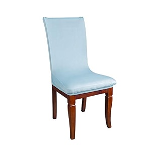 tony stark polyester spandex printed chair cover pack of 1 stretch removable washable short dining chair cover protector seat slipcover sky blue pack of 1