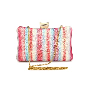 tooba handicraft beautiful flower round clutch bag purse for casual wedding bag for women girls