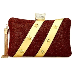 tooba girl39s tassle clutch cherry