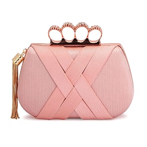tooba girl39s tassle clutch pink rings