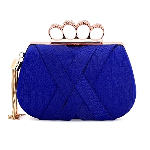 tooba girl39s tassle clutch blue rings