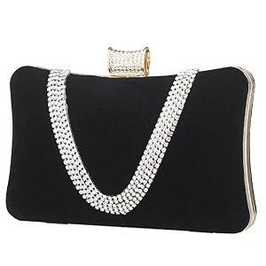 tooba women39s beautiful flower box clutch bag  detachable chain sling strap ladies purse wallet