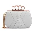TOOBA Girl's Tassle Clutch (Silver Rings)