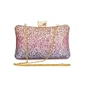 TOOBA Women's Beautiful Flower Box Clutch Bag | Detachable Chain Sling Strap| Ladies Purse Wallet