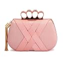 TOOBA Girl's Tassle Clutch (Pink Rings)